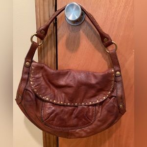 Lucky Brand Brown 100% Lamb Leather Shoulder Bag